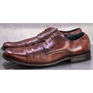Steve Madden Raddley Men's Dress Shoes Size 10.5 Leather Brown